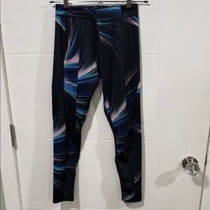 Adidas Girl’s Climalite Leggings with Abstract Design Size Medium 10/12